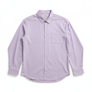 Tommy Bahama Shirt Men's 2XL XXL Purple San Lucio Stretch Supima Cotton/Poly L/S